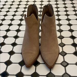 Vince Camuto Tan Ankle Boots